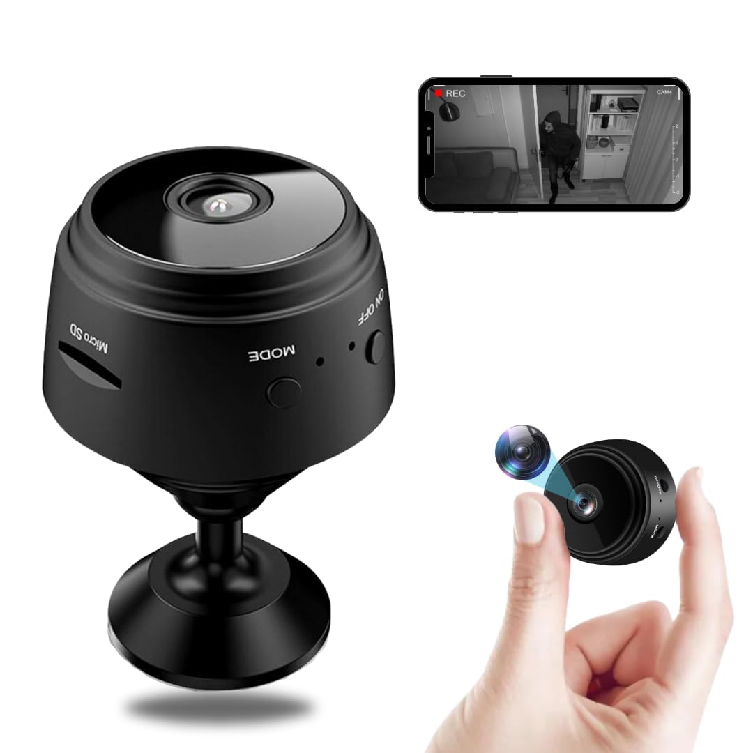 Camera WiFi Wireless,Small Security Surveillance 1080P Full HD Wireless Micro Tiny Cam with Night Vision Motion and Alerts Secret with Audio for Home Indoor Outdoor Security-picture-27