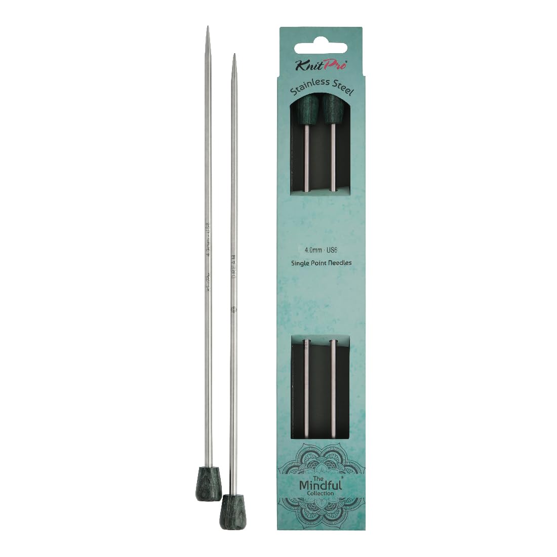 KnitPro The Mindful Collection Single Pointed Needles 14" (35cm) | Size 4mm