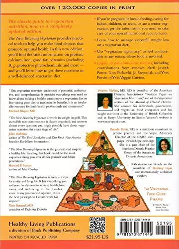 The New Becoming Vegetarian: The Essential Guide To A Healthy Vegetarian Diet #TOP2