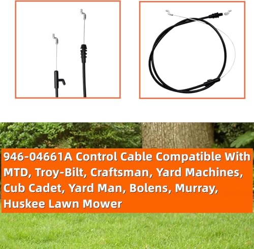 ZLIANGQ 946-04661A Cabo de controle para MTD 746-04661 946-04661 746-04661A Troy Bilt TB110 TB280ES