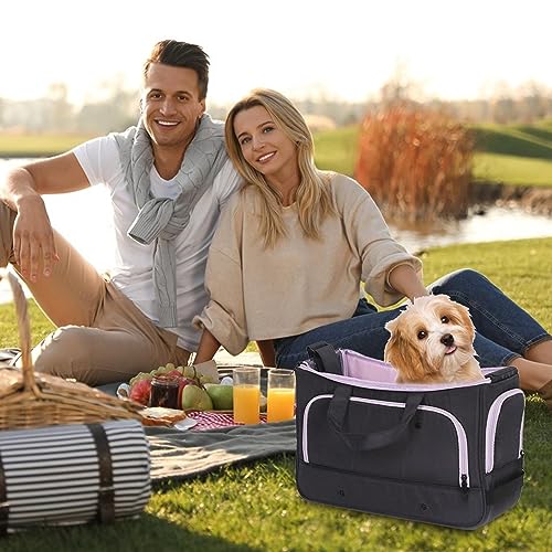 Transportador de viagem para animais de estimação,Saco de viagem para gato de estimação | Bolsa tran
