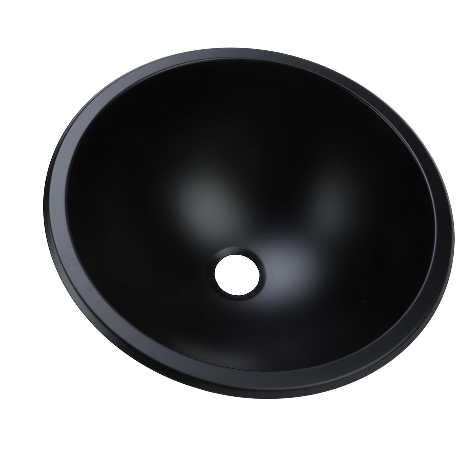 Gran capacidad 304 Fregadero redondo de acero inoxidable 40 mm – Puerto de drenaje para barco caravana RV, arañazos y calor con fácil limpieza, ideal para diferentes escenarios