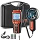 VEVOR 4-in-1 Anemometer 100,8MPH Luftgeschwindigkeitsmesser 168x75x36mm Windmesser IP44 Windmessgerät Windstärkemesser MAX/MIN/AVG/CU-Windgeschwindigkeitsdaten Geschwindigkeitsmessgerät