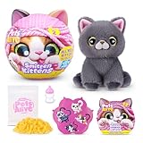 Pets Alive Smitten Kittens Serie 2 (British Shorthair) von ZURU – Interaktives Plüsch-Kätzchen mit 10 Geräuschen, Überraschung zum Auspacken, weiches Sammel-Haustier ab 3 Jahren