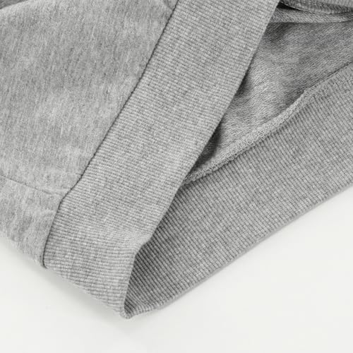 Image of Toddler Boys or Girls Fall Winter Outfits Long Sleeve Plain Crewneck Sweatshirt and Jogger Pants Set for 12 M- 13 Y