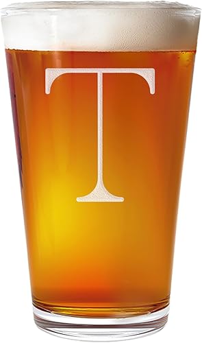 Vaso de cerveza grabado personalizado de 16 onzas, vasos grabados personalizados para hombres, él papá, regalos de cumpleaños personalizados,