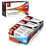 JetSir Compatible Ink Cartridge Replacement for HP 920 XL Ink Cartridge(5-Pack),Work with HP Officejet 6500 6500A 7500 7000 6000 7500A E709a E710a Printer