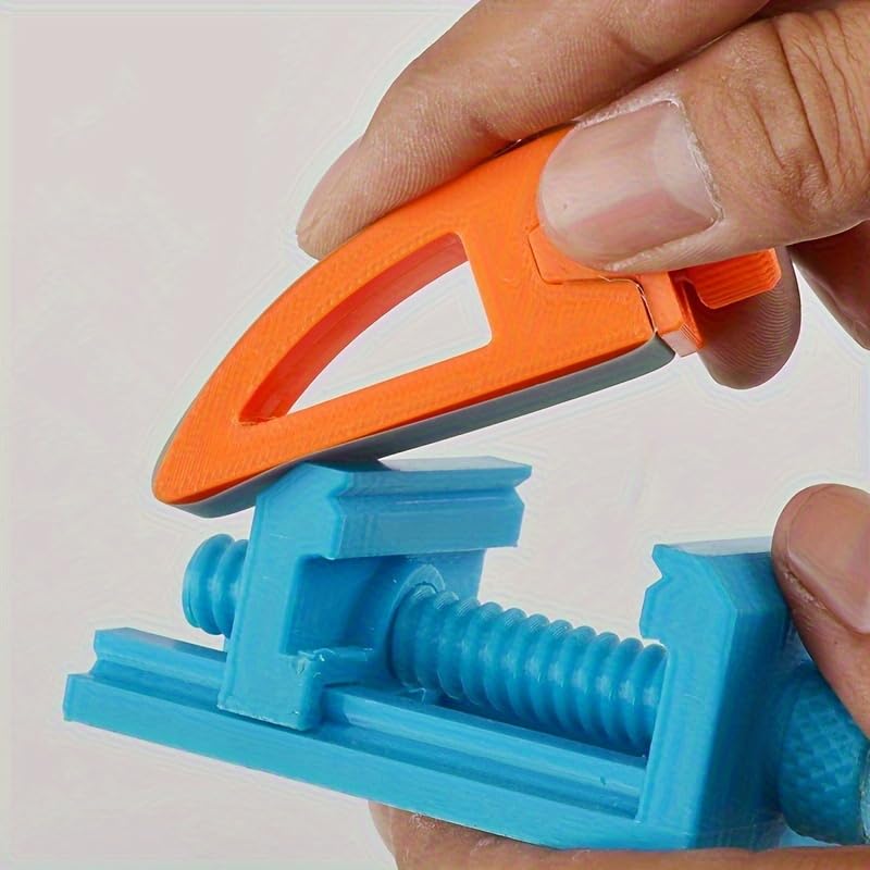 Model Polishing Sandpaper Clip (Arched Design) – Convenient Holder Tool for Scale Car Body Seam Sanding & Finishing(Sandpaper Not Included)