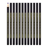 Carmel China Marker, Box of 12 (Purple), Pull String Grease Pencil, Peel-Off Paper Wrapped Wax Penci