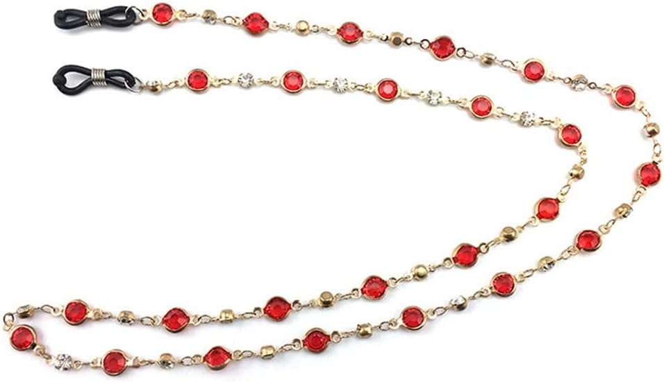 Large Beaded Mouthpiece Necklace Eyeglasses Chain Lanyard Accessories Anti-Loss Rope