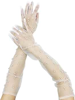 Lot De 2 Paires De Mitaines En Dentelle Pour Femme