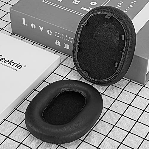 Geekria QuickFit Replacement Ear Pads for Sony WH-1000XM5 (WH1000XM5) Noise Canceling Headphones Ear Cushions, Repair Parts (Black) - Image 4
