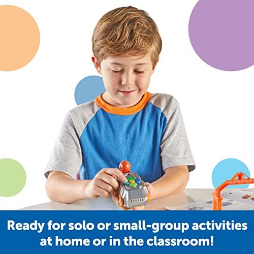 Learning Resources Space Rover Deluxe Coding Activity Set, 46 Pieces, Ages 4+, Coding for Kids, Coding Toys, Kids STEM,Toys STEM, Toys for Classroom,Space Toys, Astronaut Toys 4