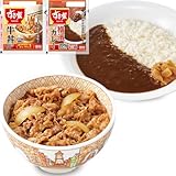 すき家 牛×カレーセット 牛丼の具120g 10パック×横濱カレー220g 10パック (冷凍食品 レンジか湯せんで簡単調理)