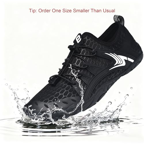 Image of Water Shoes Womens Mens, Barefoot Quick-Dry Aqua Shoes for Outdoor Swimming, Running, Training, Surfing, Hiking and Kayaking