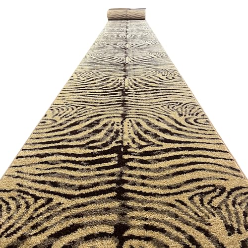 ALFOMBRAS IBERIA - Alfombra de Pasillo - Modelo Cebra (200x67)