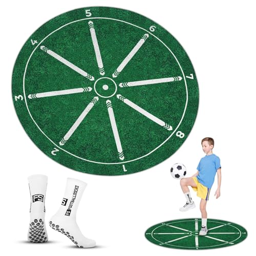 Tapis foot entrainement silencieux pour progresser à la maison sans bruit