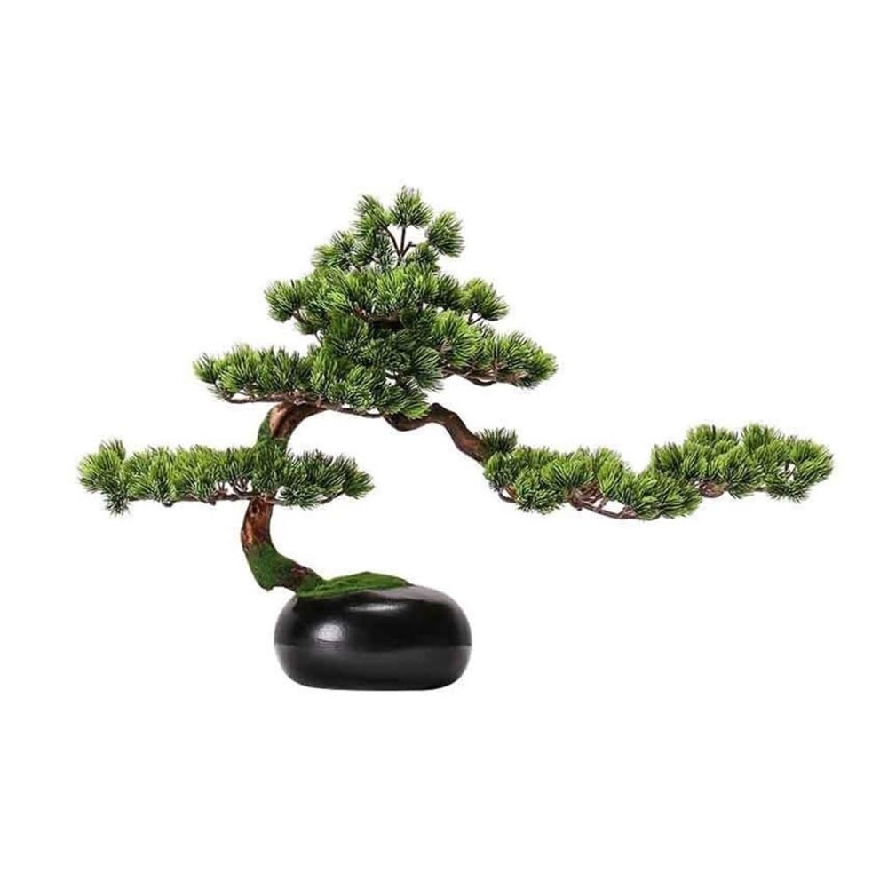 GTHTUHFD Artificial Plants, Artificial Greenery Ornaments Chinese Feng Shui Furnishings Living Room Entrance Office Decoration Potted Plants,Home Decor