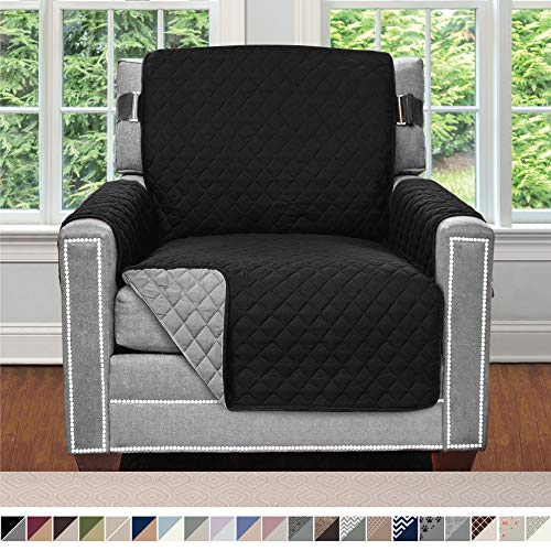 Sofa Shield Original Patent Pending Reversible Chair Protector for Seat Width up to