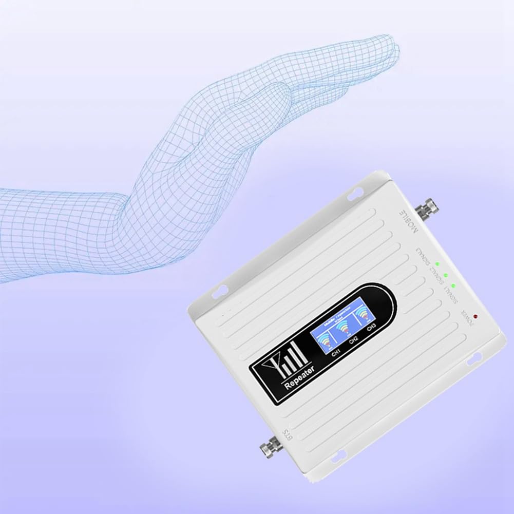 Amplificateur de Signal Tri-Bande B1 B3 B8 900 1800 2100 MHz GSM WCDMA LTE Répéteur de Signal Universel Prise UE
