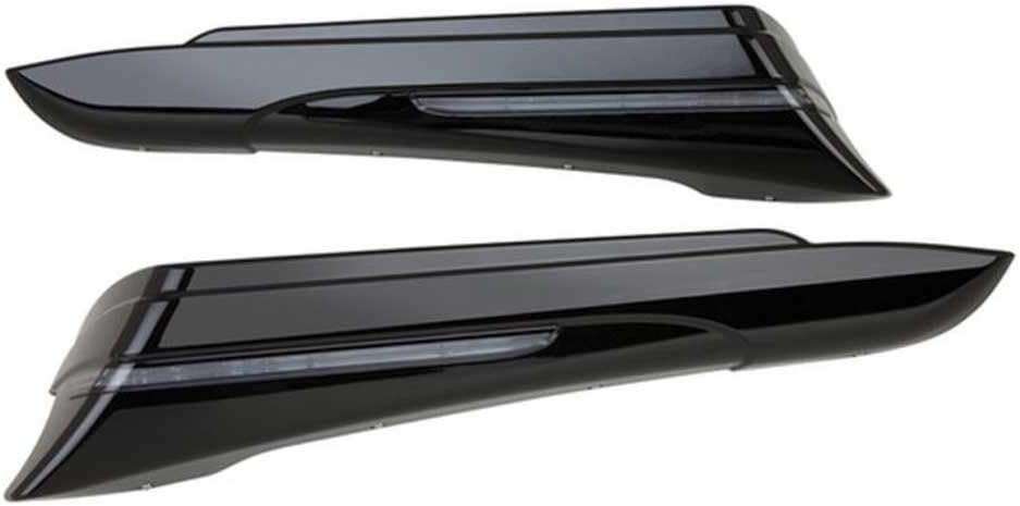 CIRO 40001 Black LED Saddlebag Extension (for 2014-2016 Fl Touring Models) : Ciro: Automotive