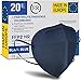 Produktbild 20x FFP2 blau [MADE IN EUROPE] - FFP2 Maske blau CE zertifiziert nach EN149:2001+A:2009 - Blau-farbige FFP2 Maske CE zertifiziert - FFP2 Maske bunt in blau - atmungsaktive FFP2 Masken blau aus Europa