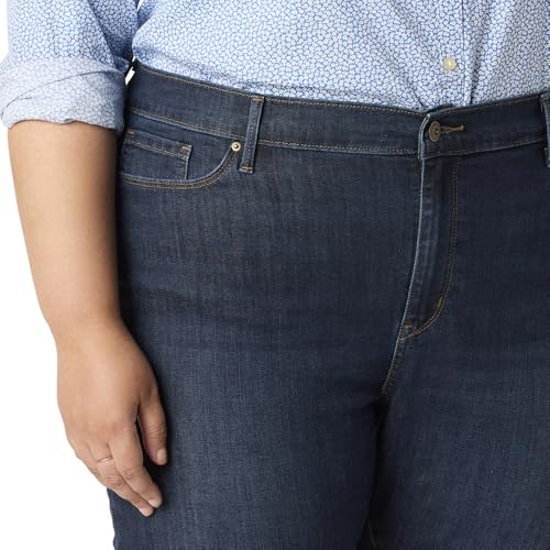 Image of Levi Strauss Signature Gold Women's Mid-Rise Bermuda Shorts Stretch Denim (Available in Plus Size)