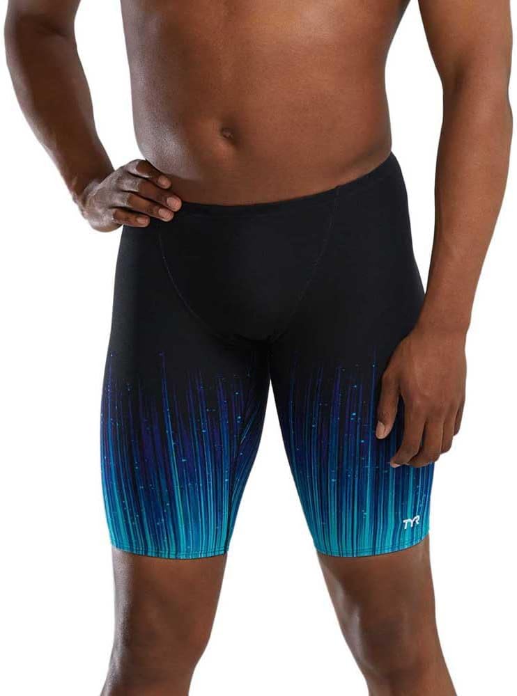 TYR mens Durafast Elite Athletic Jammer Swimsuit