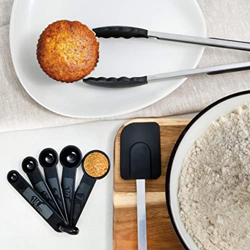 25 pcs Kitchen Utensils Stainless Steel - Non-Stick Kitchen Utensils Set - Stainless Steel and Silicone Cooking Utensils Set - Kitchen Tools Gadgets Accessories Spoons Turners Spatula Ladle Set