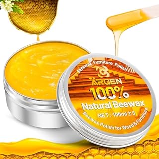 CARGEN Beeswax Furniture Polish - Wood Seasoning Beeswax for Furniture Wood Polish and Conditioner Wood Wax for Dining Table Floor Doors Chairs Cabinets to Protect and Care…