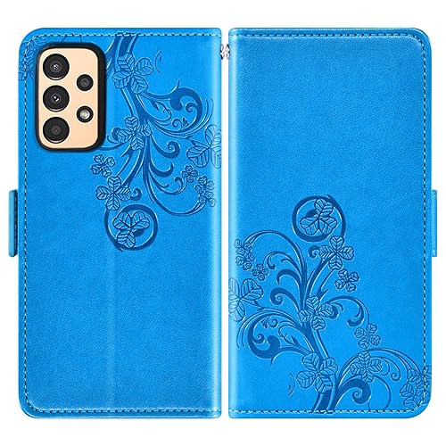 Funda tipo cartera Samsung Galaxy A13 4G protector de pantalla de vidrio templado 5