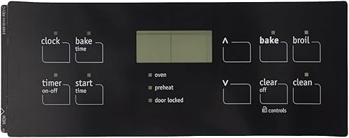 Reemplazo 316419141 Rango Horno Control Superposición para Electrolux Frigidaire Estufa Horno Placa de Control