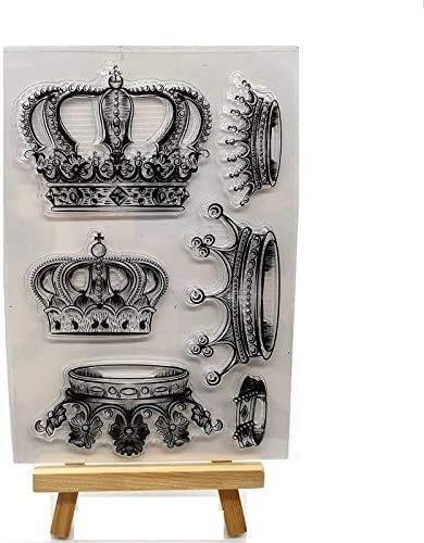 WooYangFun voller Freude HOME 1 Krone Gummi CLEAR STAMP für Karte machen Dekoration und Scrapbooking Cover