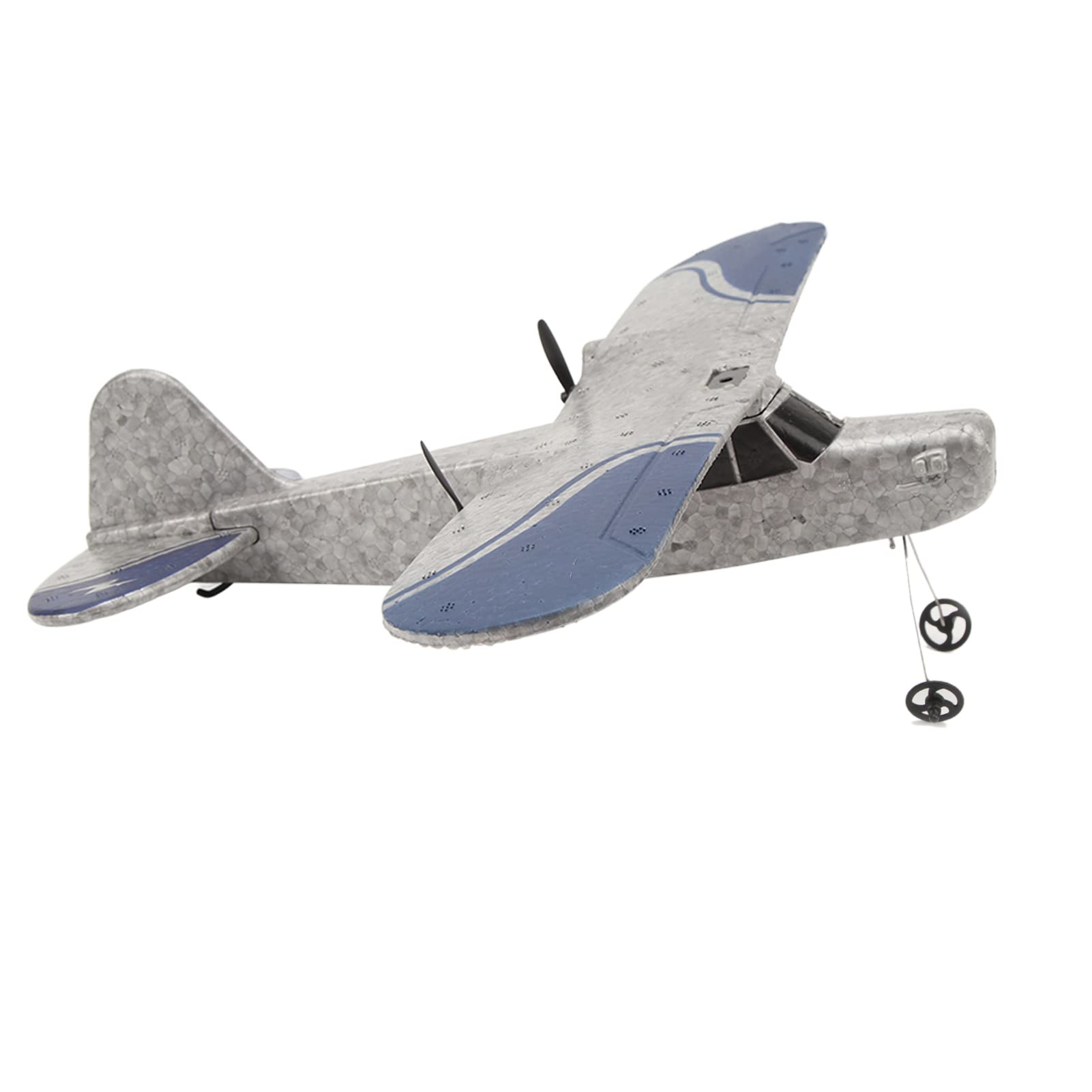 Tnfeeon Avión RC, Avión Teledirigido del Planeador RC del Despegue de 2 Maneras para la Yarda (3 baterías)