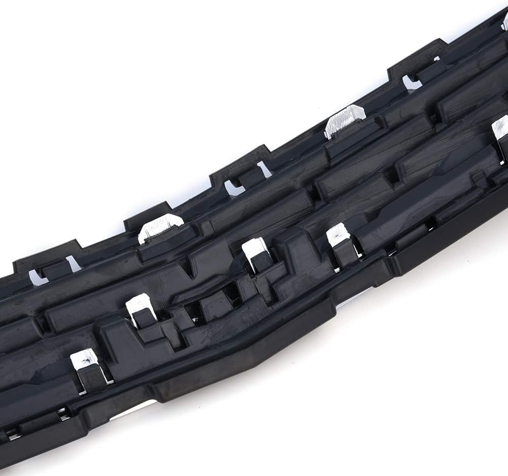 G-PLUS Chrome Front Bumper Hood Upper Grille Assembly Compatible with Chevy Cruze 2015 ABS Honeycomb Mesh Grille