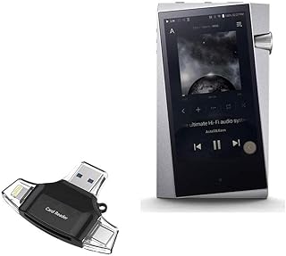 BoxWave Smart Gadget Compatible with Astell & Kern A&Norma SR25 - AllReader SD Card Reader, microSD Card Reader SD Compact USB - Jet Black