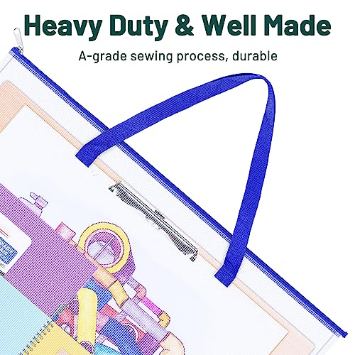 AKAYOK Bulletin Board Poster Storage Bag, Art Portfolio Bag, Portfolio Folder for Artwork, Artwork Storage Case for Poster, Bulletin Board, Scrapbook, Keepsake and Teaching Materials (26'' x 20'')