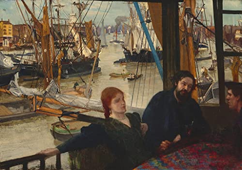 Impression d'art Wapping Whistler grand tableau déco murale toile