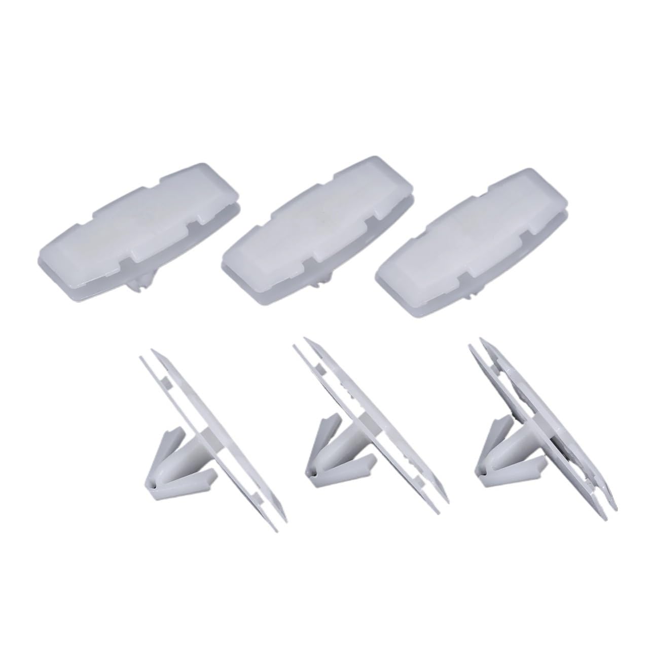 GLBMLMTHZP 24Pcs/lot White Car Plastic Push Retainer Pin Rivet Fasteners Fender Flare Rocker Moulding Clip Fit For Jeep Wrangler JL 2018-2020