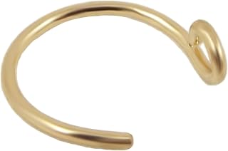 Faux Gold Filled Nose or Lip Ring 20G