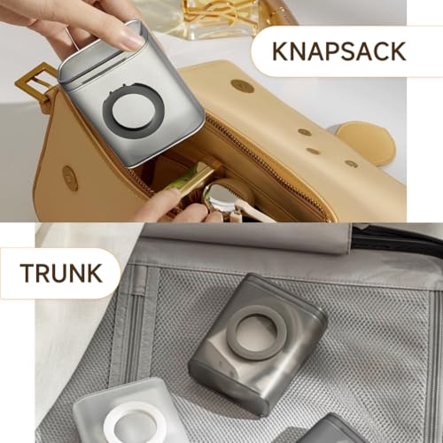 Image of Verilux Cable Organizer, Charging Cable Storage Box Travel Organizer, Portable Charging Cable Travel Case with Lid for USB Cable, Earphone, Earbuds, Charger, Travel Accessories, 7.8x4.9x9.3cm