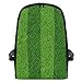 MALPLENA Kinder-Rucksack für Vorschule, grünes Fußballplatz, klassischer Rucksack