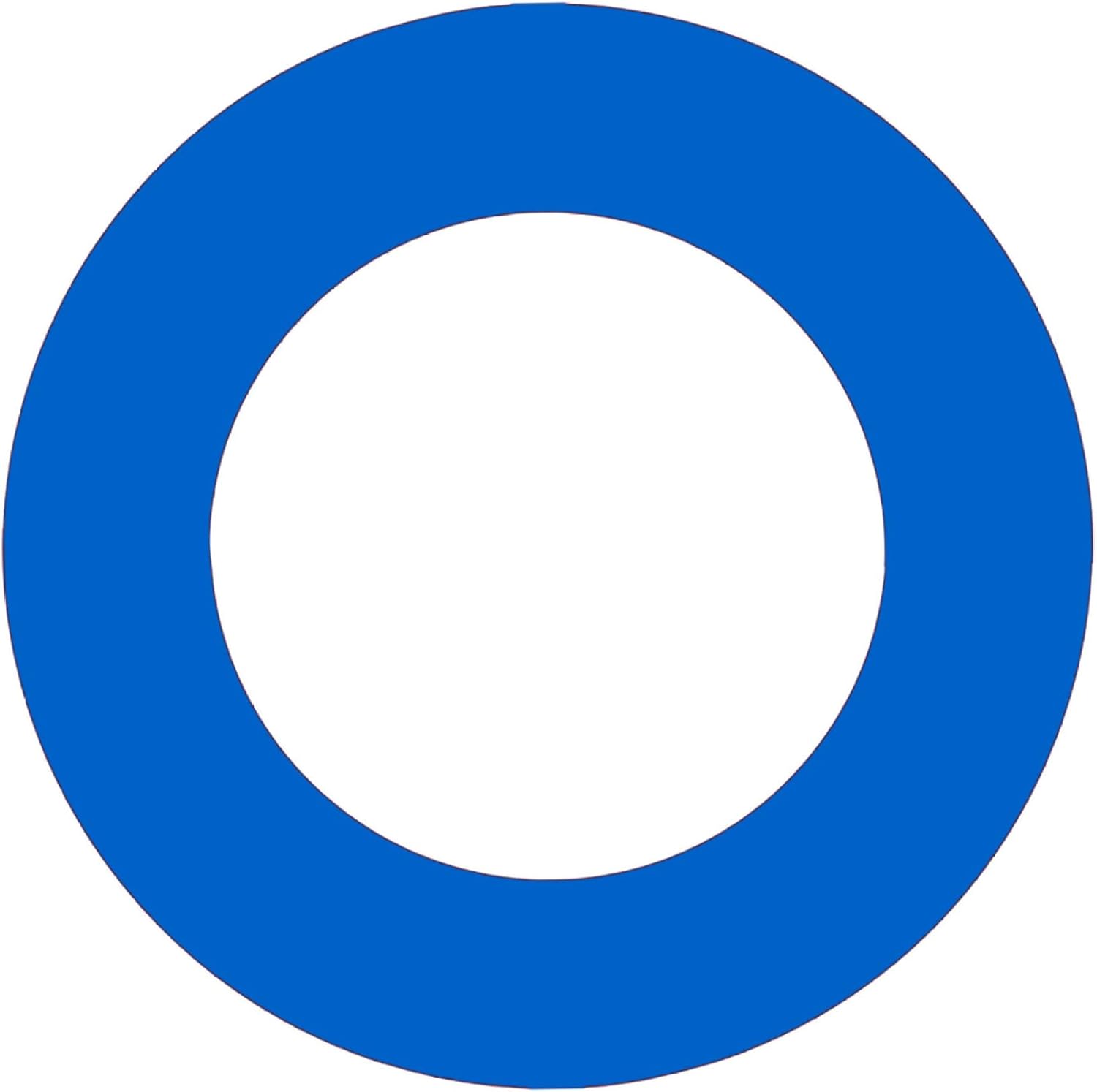 Dartboard Surround EVA Round Darts Board Surround Ring Protective Dartboard Backboard Detachable Blue Darts Board Wall Protector for Home, Club, Bar.