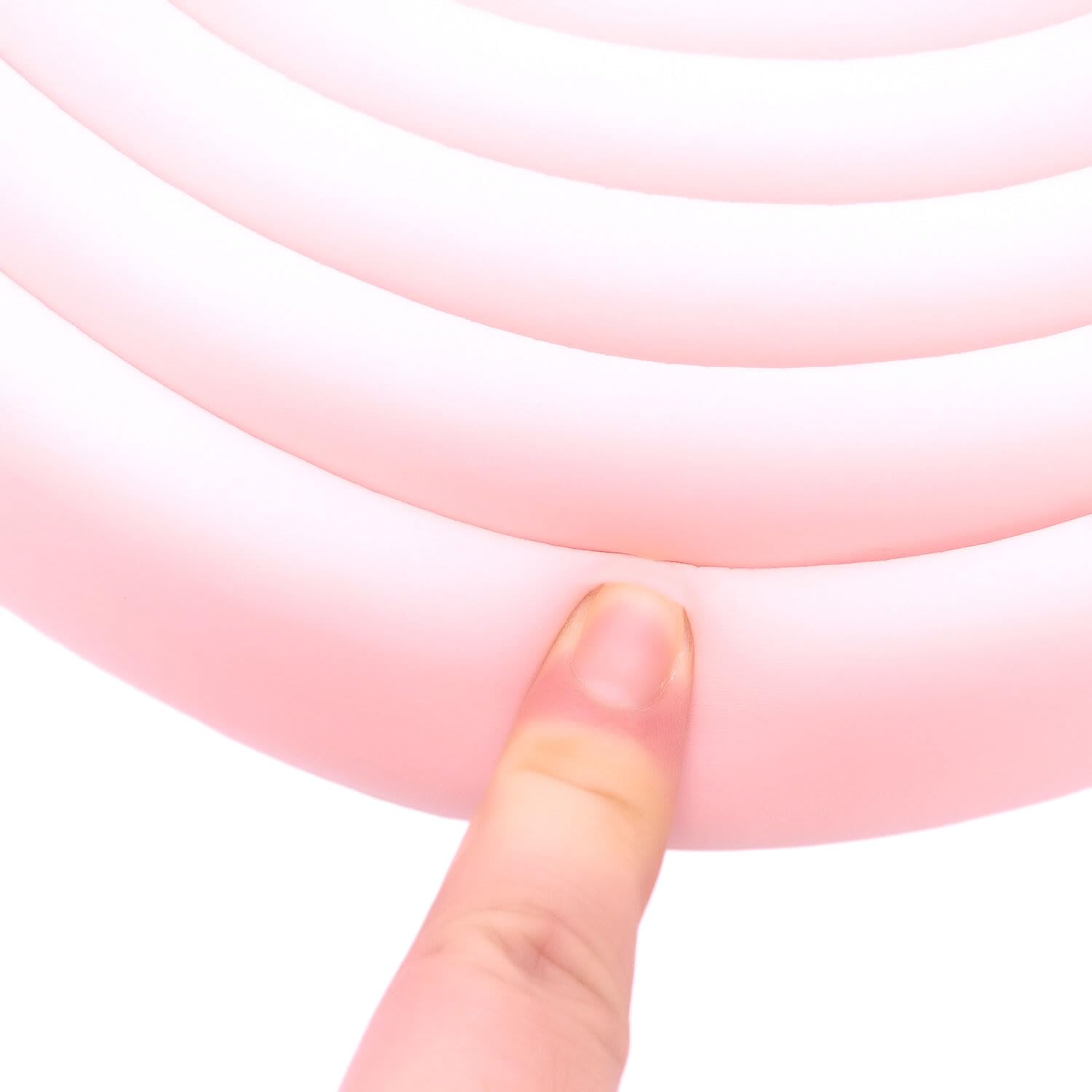 20 Metros Protector Borde Espuma Forma de L para Mesa Borde, anticolisión Tira para Bebés y niños, Seguridad para niño y Bebe, 4x5m, Rosa, KD7000 Pink