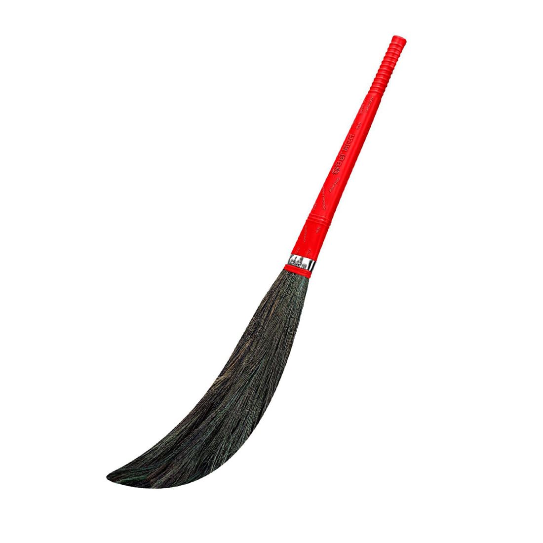 BBT Broom Phool Jhadu Natural Grass Cleaning Home Anti Dust Long Lasting, Durable, Grass Broom, Comfort Designer Handle Attract for Women… (RED)-picture-31