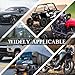Quacc 10 PCS TR413 Rubber Snap-in Tire Valve Stems Sturdy Replacement Tyre Valves Stems for 0.453