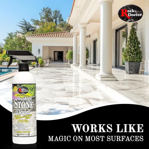 Rock Doctor Outdoor Stone Cleaner, Natural Cleaning Solution Removes Stains and Discoloration, Brightens Granite, Pavers, Fire Pits, and Concrete, Plant and Pet Safe, 24 oz Pack of 2 - Thumbnail 2