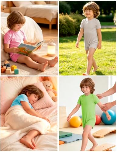 EEOST Adaptive Bodysuit Kids Special Needs, Snap Crotch Romper 3-16Y - 5