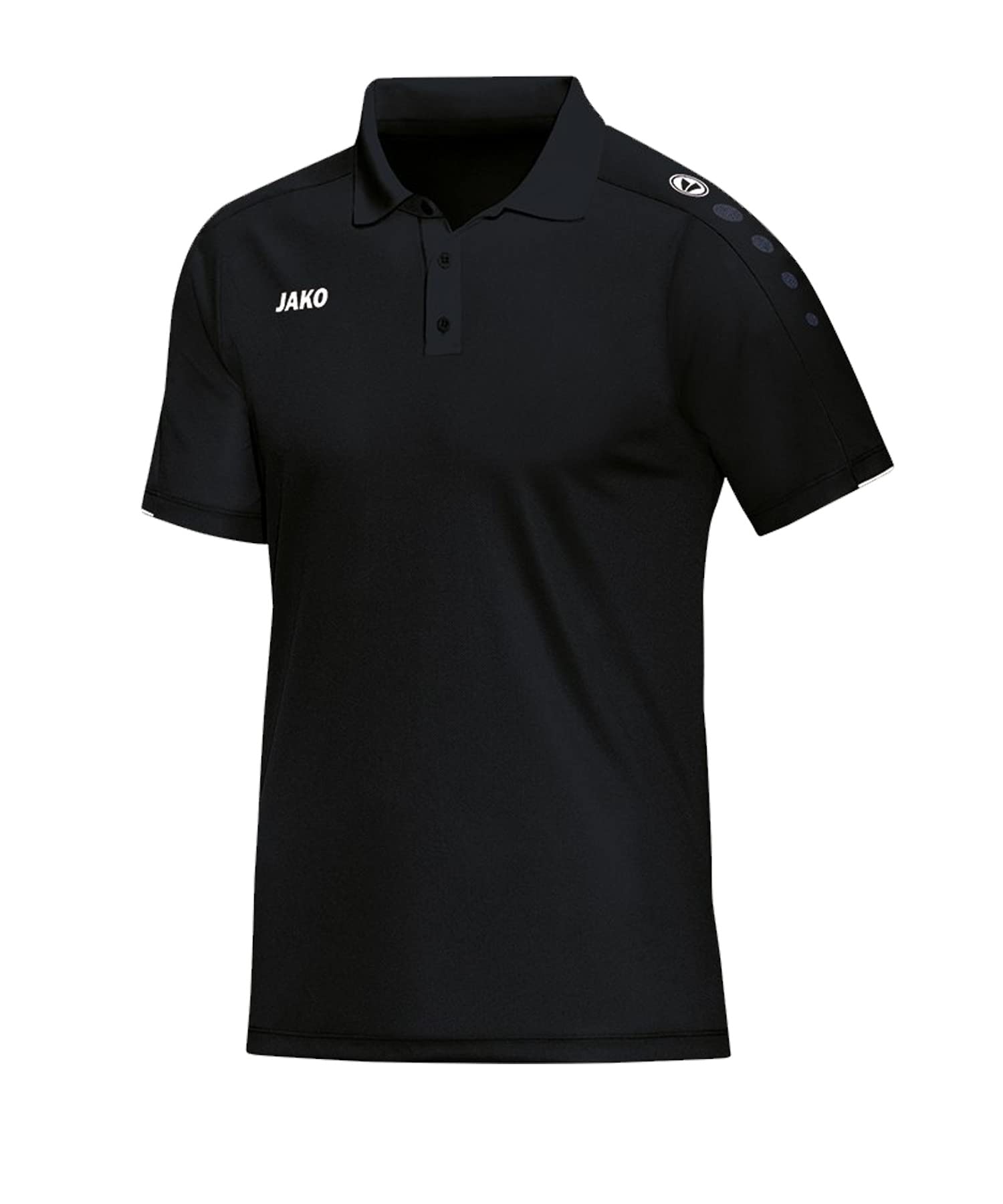 JAKO Men's Classico Polo, Black, XXL