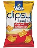 Wise Snacks Dipsy Doodles Wavy Corn Chips, Original, 1.375 Ounce (36 Count), Gluten Free, Whole Grain